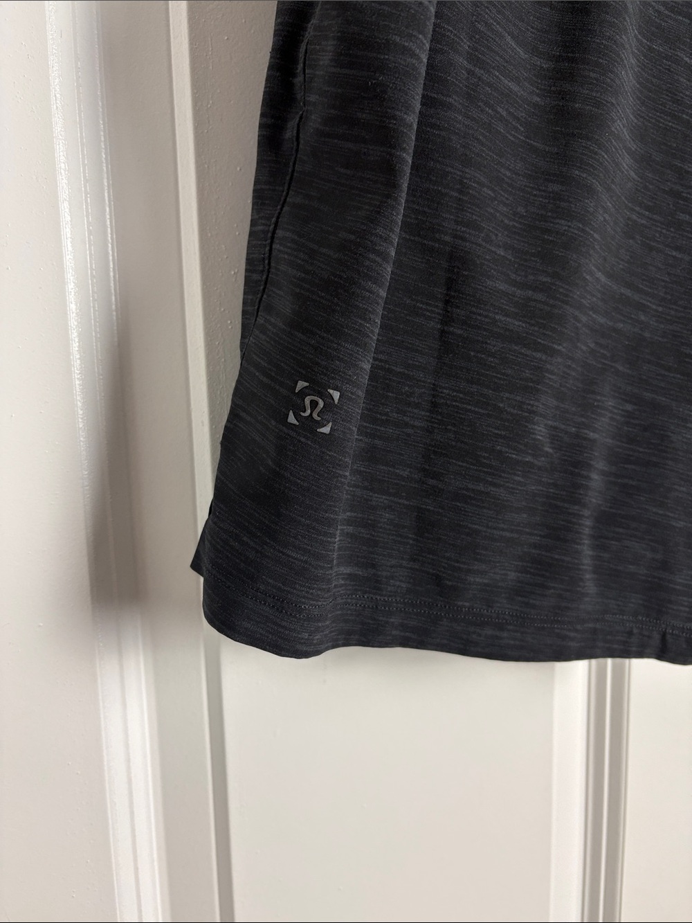Lululemon Men's Pace Breaker Lined Running Training Shorts black heather - Picture 4 of 5